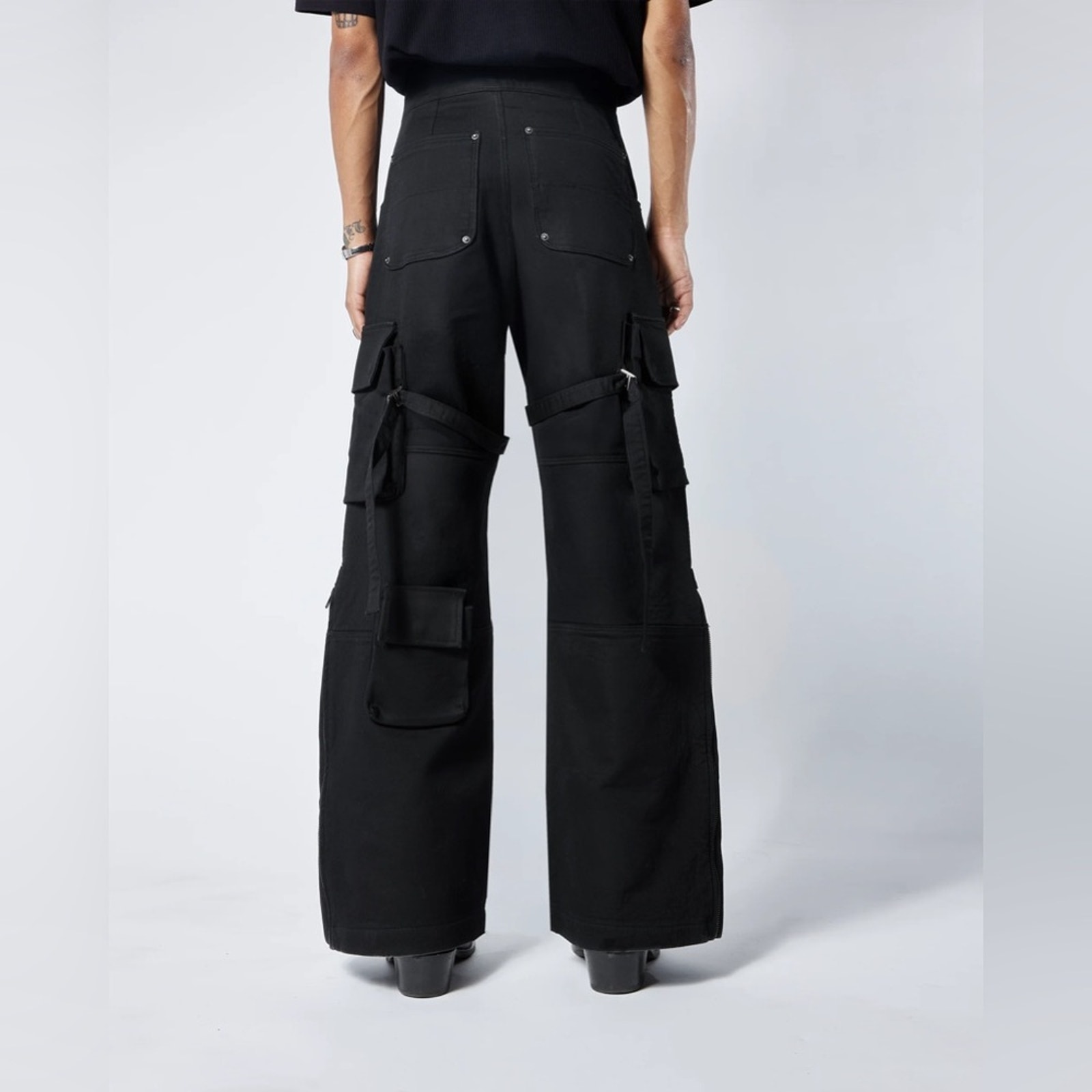 Kody Phillips Black Utlility Cargo Pants Size 30